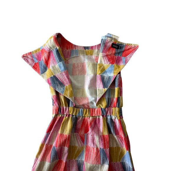 KATE SPADE Saturday Multicolor Cutout Dress Size 00 - Picture 4 of 9